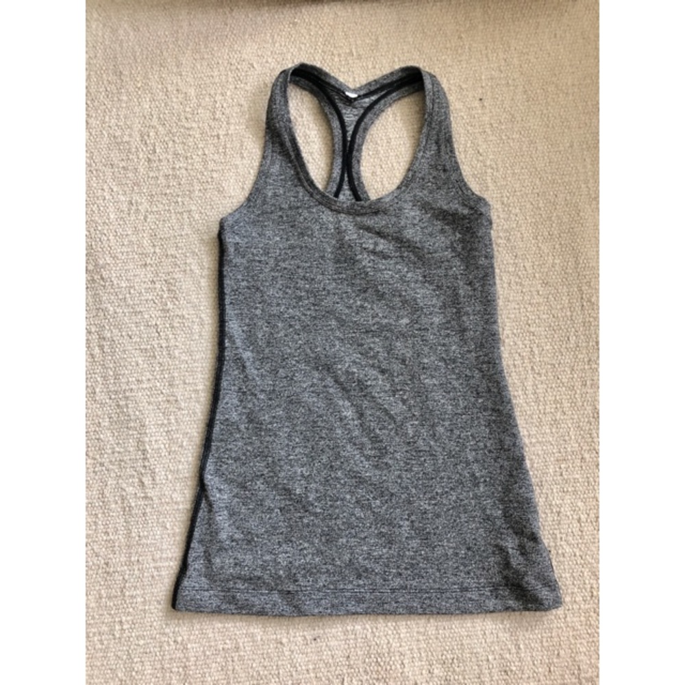 Lululemon Dark Grey Workout Tank Top